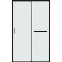 Grossman Style 110x195 100.K33.05.110.21.02 (черный матовый/стекло шиншилла)