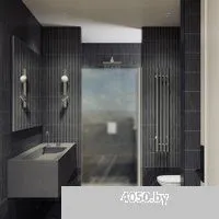 MaybahGlass 198x60 MGD-453-5 (сатин стекло/хром матовый)