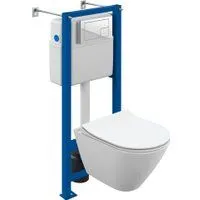 Cersanit City Smart CO DPL EO Slim (с кнопкой Corner 64077 белый)