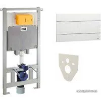 OLI OLI80 с клавишей смыва Slim 883422 (белый)