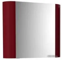 Belux Шкаф с зеркалом Рото ВШ 90 (красный, левый)