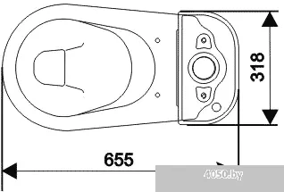 Унитаз Оскольская керамика Ирида