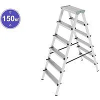 Новая высота NV 112 алюминиевая двухсторонняя 2x5 ступеней