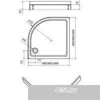 Aquatek DPA-0000002 100x100 (без сифона)
