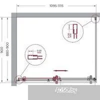 BelBagno MARINO-AH-1-110/90-C-Cr