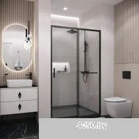 Grossman Style 110x195 100.K33.05.110.21.00 (черный матовый/стекло прозрачное)