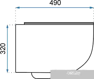 Унитаз Rea Carter Rimless REA-C1450