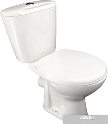 Унитаз Лобненский стройфарфор Универсал New 90 кнопка нижняя, подводка + сиденье ЛЗСФ