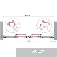 BelBagno LUCE-BF-2-140-C-Cr
