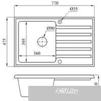 БелЭворс Styl R + смеситель W74004-2 + дозатор L405F (черный)