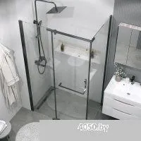 Grossman Pragma 100х195 200.K33.03.100.42.00 (графит сатин/стекло прозрачное)