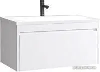 Belux Тумба под умывальник Мадрид НП 90-01 (1 белый глянцевый)