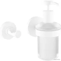 Wellsee Finishing Touch 182515001 (дозатор для жидкого мыла, крючок, матовый белый)