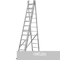 Новая высота NV 223 алюминиевая трёхсекционная 3x12 ступеней