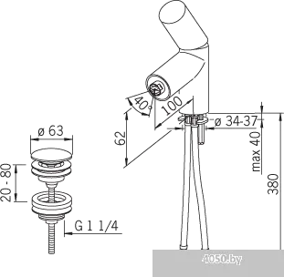 Смеситель Oras Il Bagno Alessi Dot [8618F]