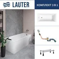 Lauter Aurora 170x70 21010070 (с ножками и сифоном 21Y11010 хром)