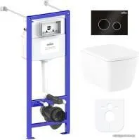 Унитаз Lavinia Boho Relfix Aveo Rimless 6 в 1 77050212 (черный пластик)