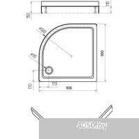 Aquatek DPA-0000004 90x90 (без сифона)