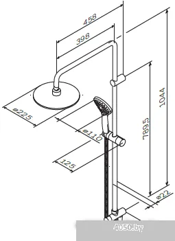 Душевая система AM.PM ShowerSpot F0790000