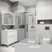 Grossman Cosmo 130x195 100.K33.02.130.10.00 (хром/стекло прозрачное)