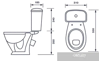 Унитаз Оскольская керамика Детский