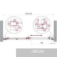 BelBagno LUCE-BF-1-120-C-Cr