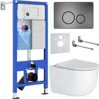 Roxen Vortex Tornado в комплекте с инсталляцией StounFix Dual Fresh 6 в 1 964590 (кнопка: оружейная