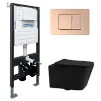 Abber Rechteck AC1201MB-AC0105-AC0120RG (с кнопкой смыва)