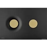 Alcaplast M1978 (черный-мат/золотой-мат)