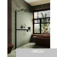 MaybahGlass 195x79 MGD-726-6у (прозрачное стекло/черный)