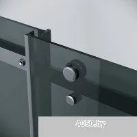 Grossman Classic 100x80x195 120.K33.04.1080.21.10 (черный матовый/тонированно стекло)