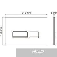 Roxen Antares Tornado в комплекте с инсталляцией StounFix Dual Fresh 6 в 1 968395 (кнопка: белый гля