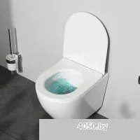 AM.PM Pro L IS49001.801900 (белый, с сиденьем и кнопкой смыва)