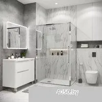 Grossman Cosmo 100х195 200.K33.02.100.10.00 (хром/стекло прозрачное)