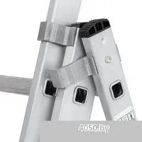 Новая высота NV 123 алюминиевая трёхсекционная 3x7 ступеней