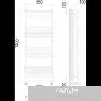 TERMINUS Ватра П25 500x1400 (хром)