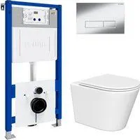 Lauter Longer 2110822 с кнопкой 219701HD (узкая, хром)