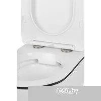 Roxen Antares Black в комплекте с инсталляцией StounFix Dual Fresh 6 в 1 964772 (кнопка: хром глянец