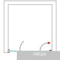 Roth Tower Line TZNL1/90 (хром/прозрачное стекло)