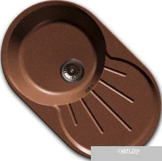 Кухонная мойка GranFest GF-R750L (красный марс)