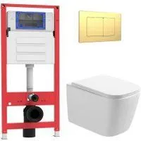 Oliveeka OL-MQ-003 + OL-1216 + OL-E12-BG (матовое золото)