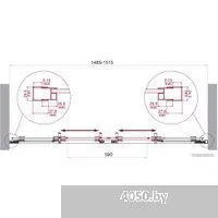 BelBagno LUCE-BF-2-150-C-Cr