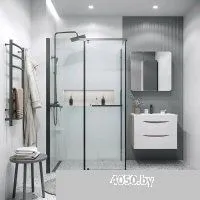 Grossman Pragma 110x80x195 120.K33.03.1180.21.00 (черный матовый/стекло прозрачное)