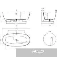 Salini Alda Wall 170x90 101915G (S-Sense, глянцевый)