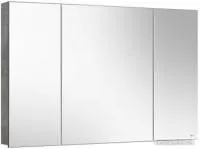 Belux Шкаф с зеркалом Стокгольм ВШ 100 (31, бетон чикаго светло-серый)