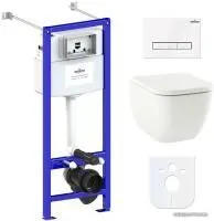 Унитаз Lavinia Boho Relfix One Rimless 6 в 1 77050165 (белое стекло)