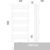 TERMINUS Прато П15 500x1300 (хром)