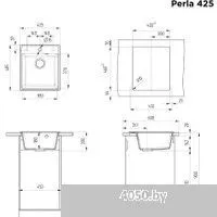 MAUNFELD Perla 425 MFQS-425DGR (темно-серый)
