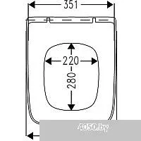 Roca Dama Senso Compacto 734151B000 + 7342518000 + ZRU9302820