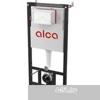 Alcaplast AM101/1120 + кнопка M572 (хром матовый)